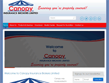 Tablet Screenshot of canopykenya.com